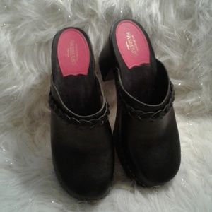 Swedish Hasbeens Platform Clogs
